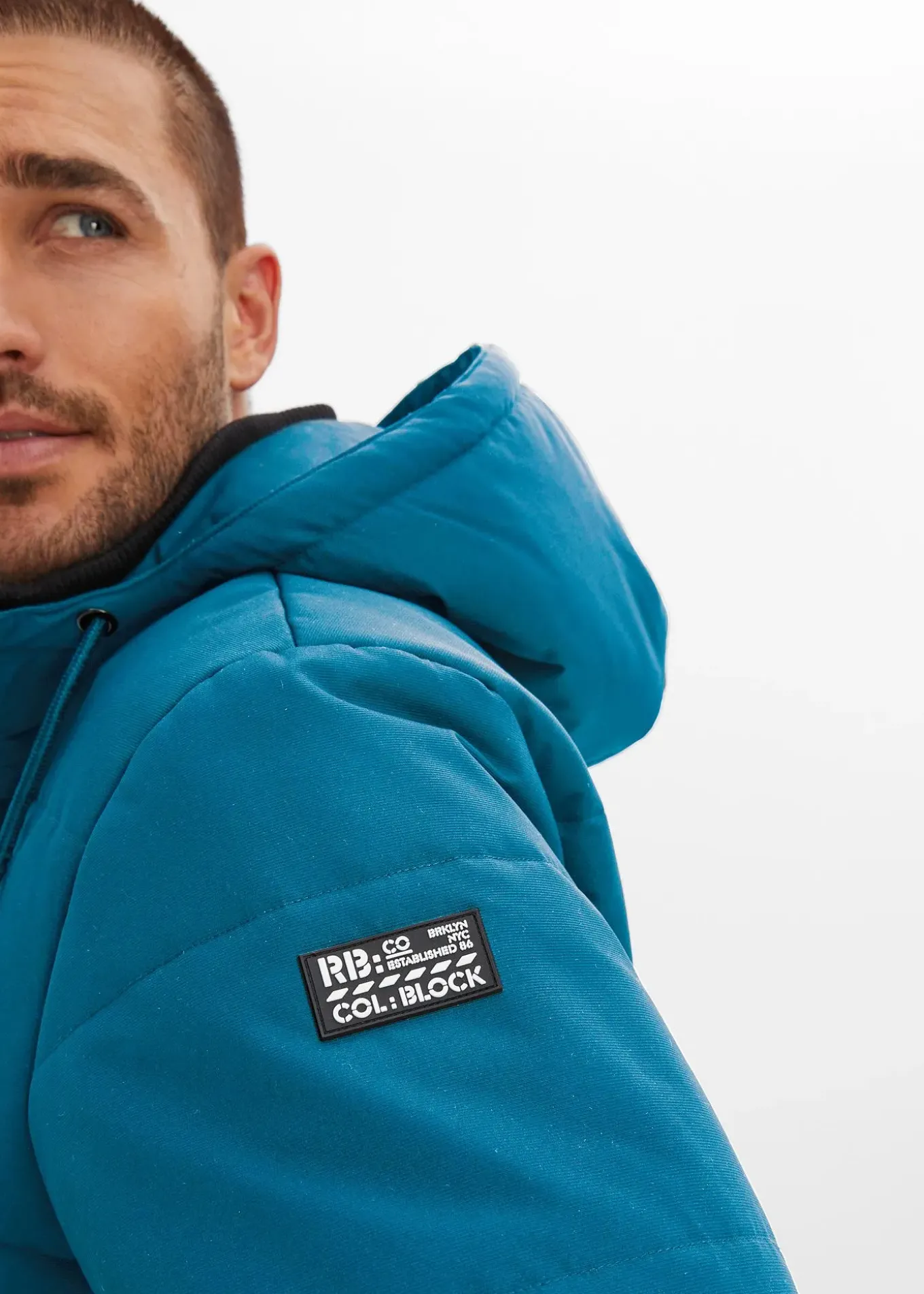 Blouson d’hiver matelassé à capuche