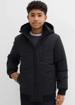 Blouson d’hiver matelassé à capuche