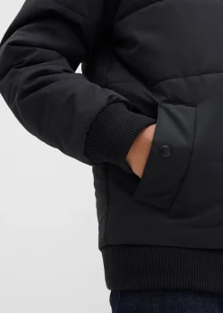 Blouson d’hiver matelassé à capuche