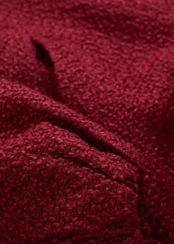 Blouson doux en maille bouclette