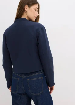 Blouson doux en viscose mélangée