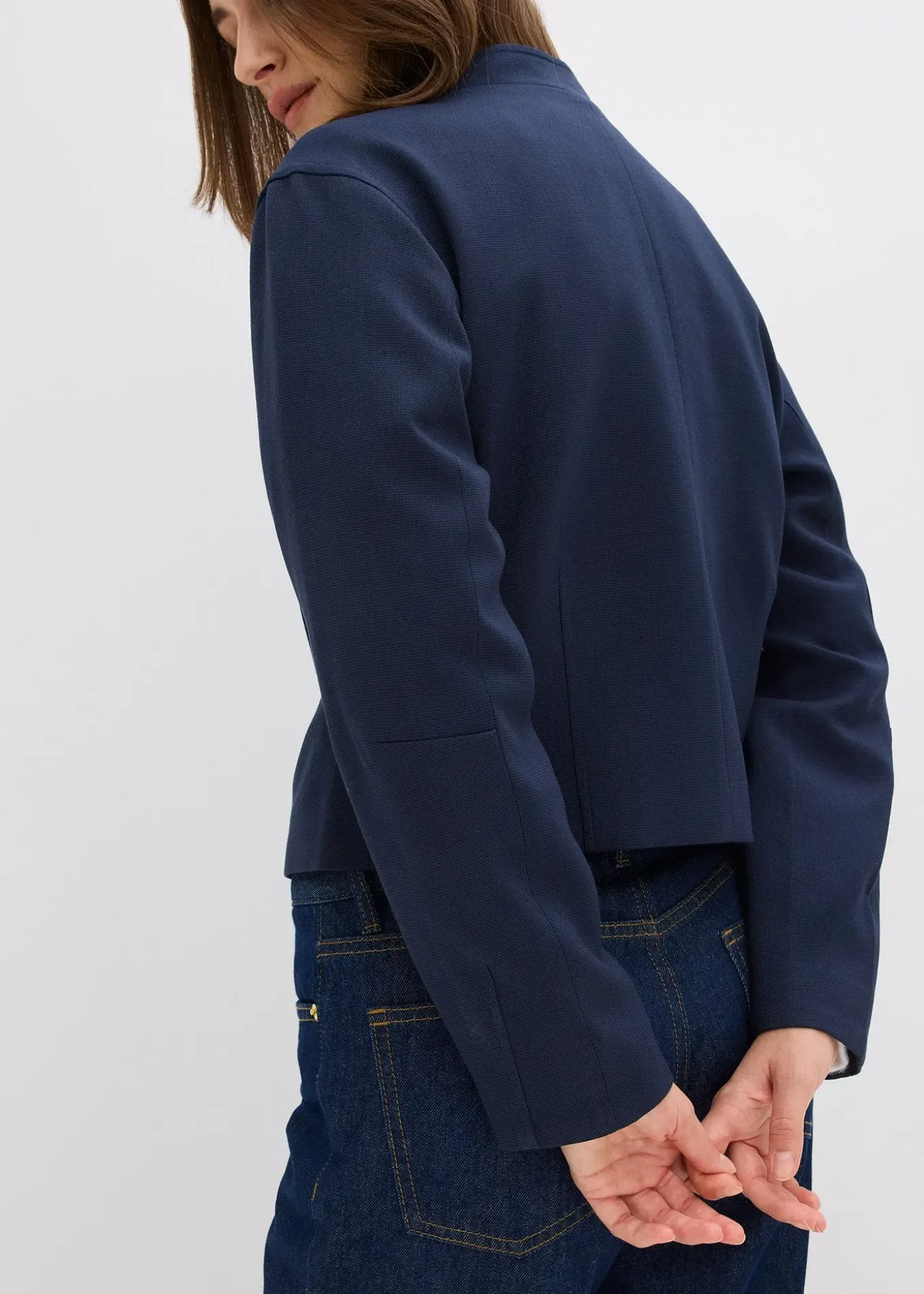 Blouson doux en viscose mélangée