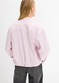 Blouson doux et brillant