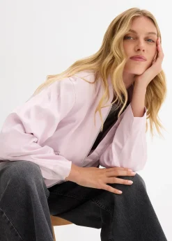 Blouson doux et brillant