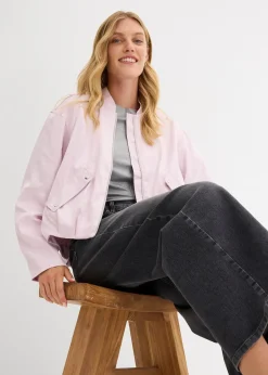 Blouson doux et brillant