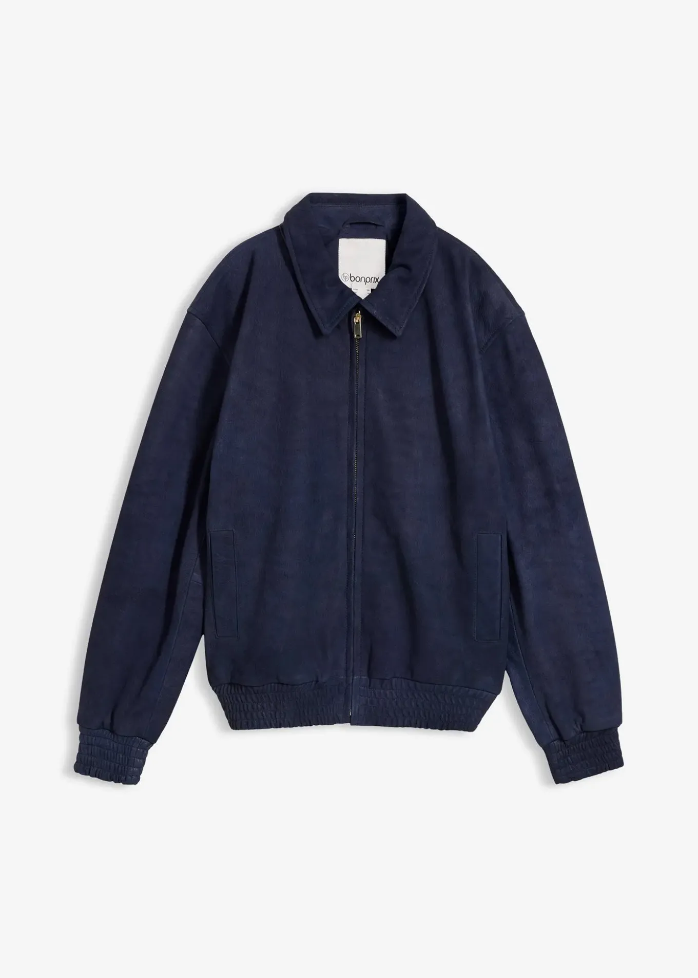 Blouson en cuir velours