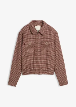 Blouson en laine majoritaire