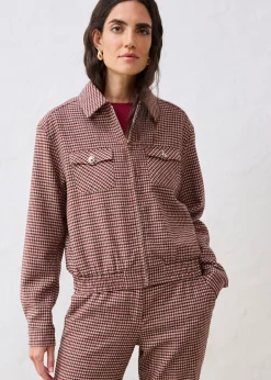 Blouson en laine majoritaire