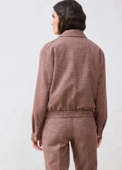 Blouson en laine majoritaire