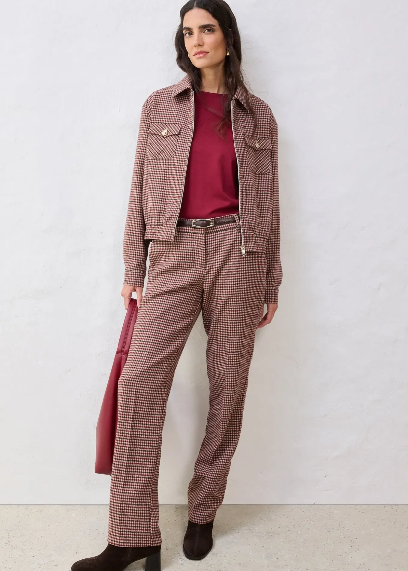 Blouson en laine majoritaire