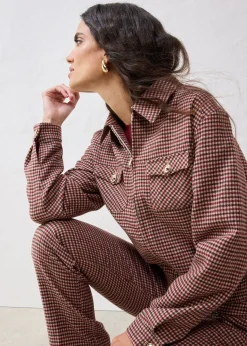 Blouson en laine majoritaire