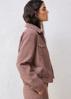 Blouson en laine majoritaire