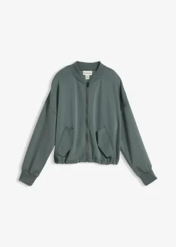 Blouson oversize en sweat doux
