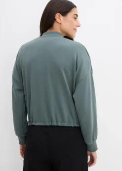 Blouson oversize en sweat doux