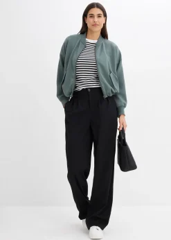 Blouson oversize en sweat doux