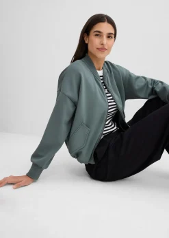 Blouson oversize en sweat doux