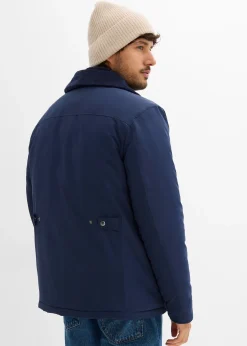 Blouson rembourré pour l’hiver avec col en velours côtelé