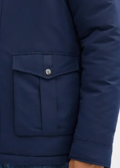 Blouson rembourré pour l’hiver avec col en velours côtelé