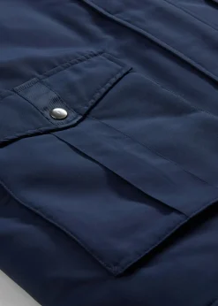 Blouson rembourré pour l’hiver avec col en velours côtelé