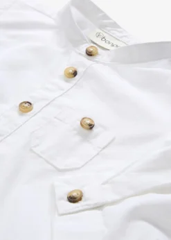 Body chemise et pantalon chino 100% coton (ens. 2 pces)