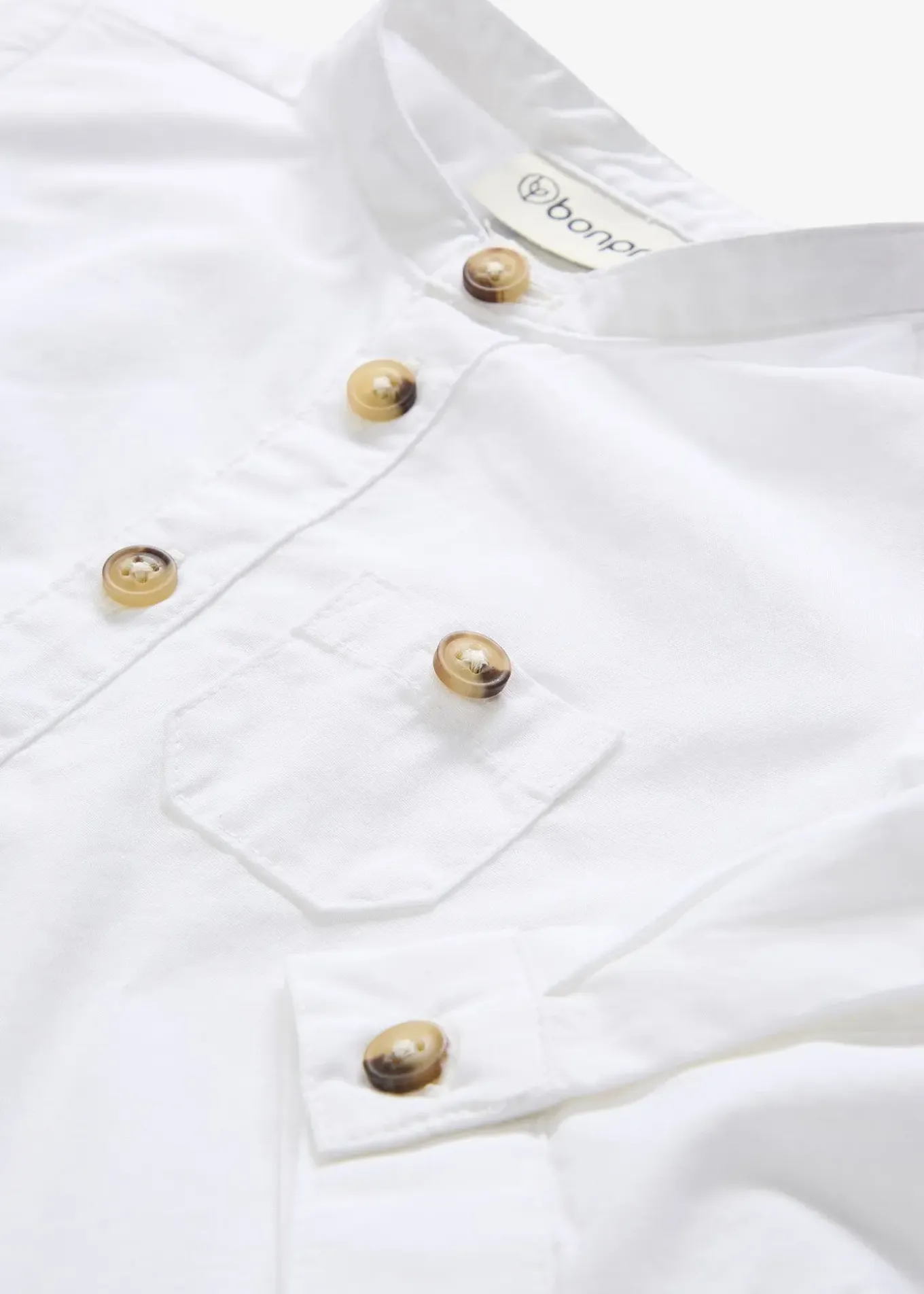 Body chemise et pantalon chino 100% coton (ens. 2 pces)