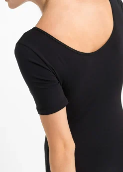 Body coton manches coude