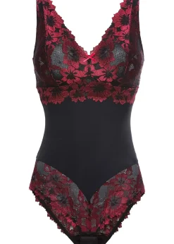 Body sans armatures à dentelle florale