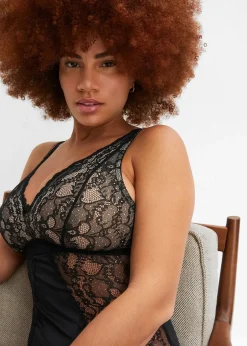 Body sans armatures avec dentelle