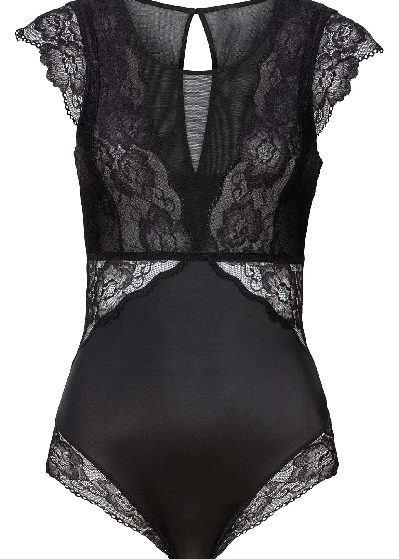 Body sans armatures avec dentelle