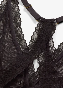 Body sans armatures en dentelle fine