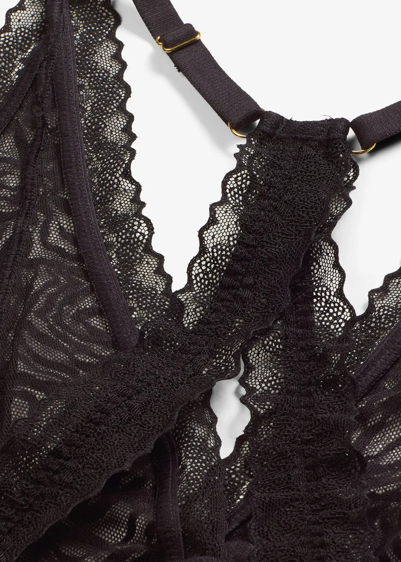 Body sans armatures en dentelle fine