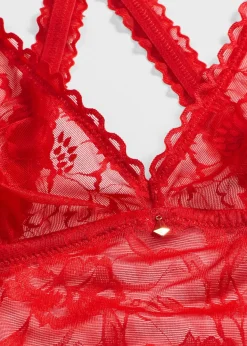 Body sans armatures en dentelle