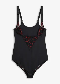 Body sculptant avec dentelle, maintien léger