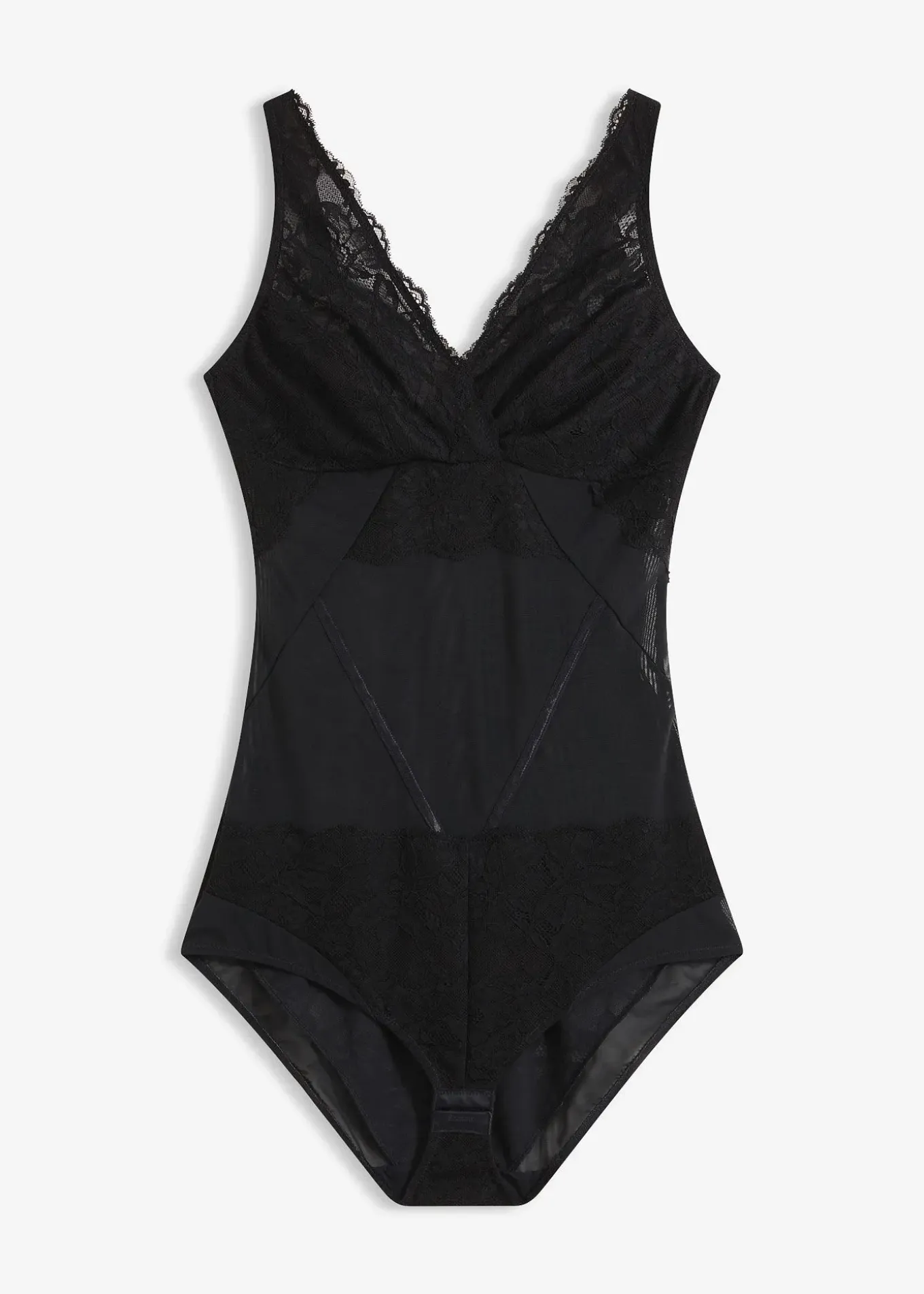 Body sculptant avec dentelle, maintien léger