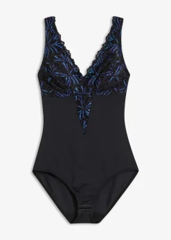 Body sculptant décoré, maintien modéré