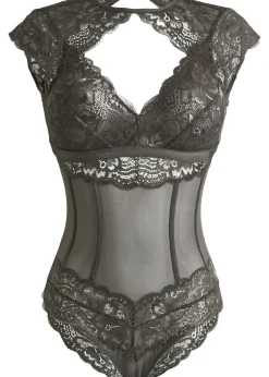 Body-string avec une dentelle délicate