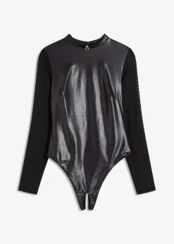 Body-string wet look ouvert