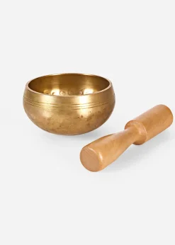 Bol chantant avec maillet en bois