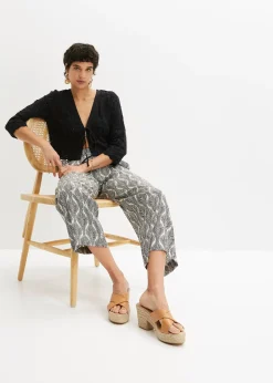 Boléro ajouré, manches 3/4