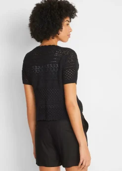 Boléro court en crochet