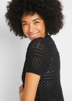 Boléro court en crochet