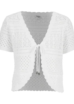 Boléro court en crochet