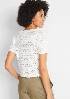 Boléro court en crochet