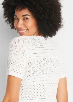 Boléro court en crochet