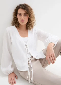 Boléro en gaze de coton