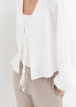 Boléro en gaze de coton