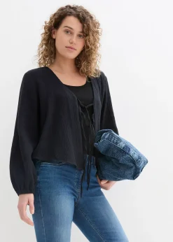 Boléro en gaze de coton