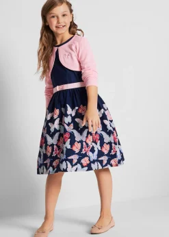 Boléro en maille avec applications papillon