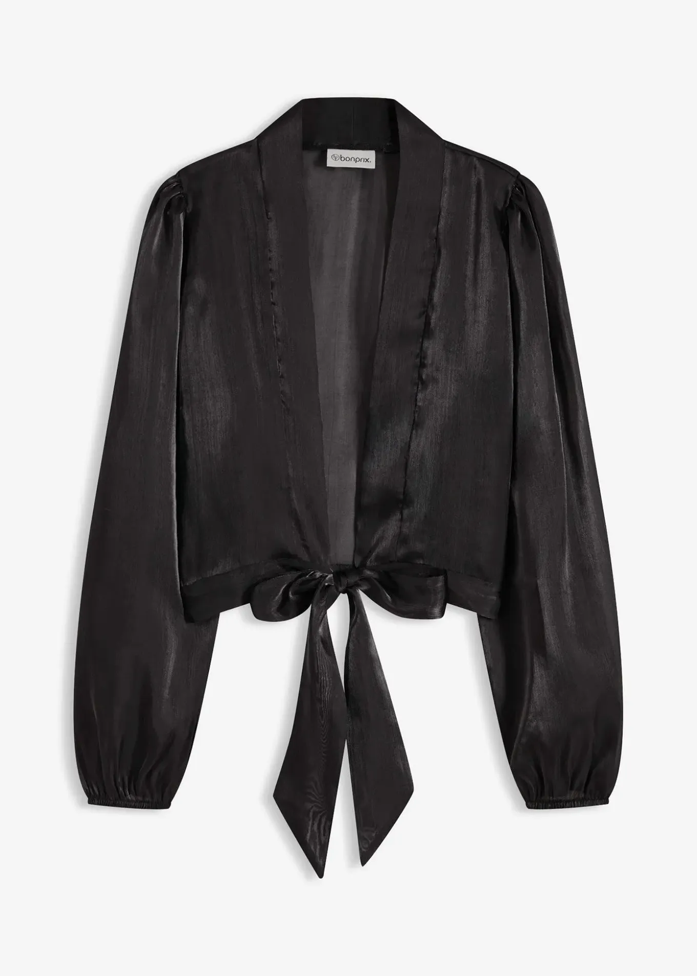 Boléro en tulle fin avec détail à nouer