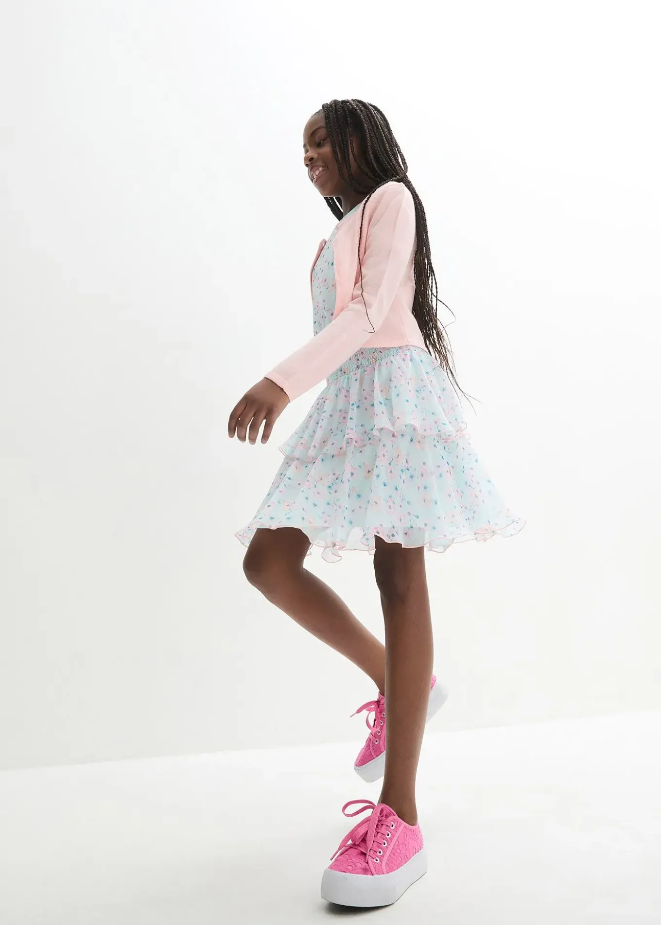 Boléro festif en maille pour fille